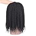 Refined Hair Synthetic Crochet Braids For Woman 18Inch 12roots/pack Ombre Senegalese Twist Crotchet Braid Hair Extensions 6Packs/Lot (18inch, 1B)