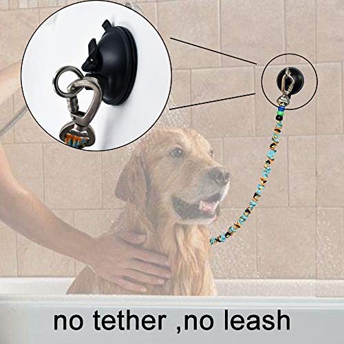 YYST Suction Cup Hook Cleat for Pet Dog & cat Bathtub, Shower & Bathing
