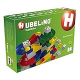 HUBELINO Marble Run - 85-Piece Starter Set - the Original! Made in Germany! - Certified and Award-Winning Marble Run - 100% compatible with Duplo