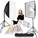 LimoStudio 700W Photo Video Studio Soft Box Lighting Kit, 24 x 24 Inch...