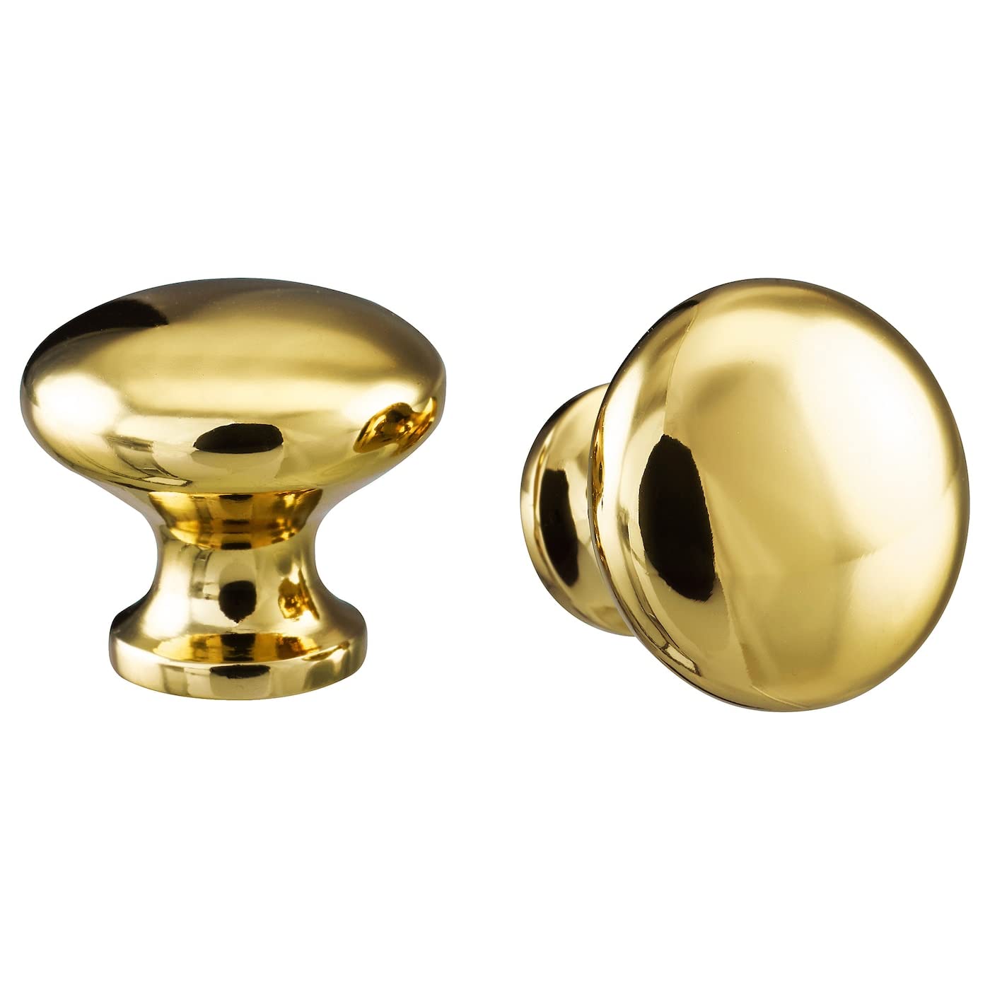 IKEA Eneryda Knob Brass Color 2 Pack 403.475.08 Size 1 1/16"