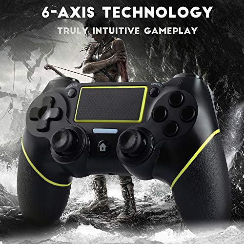 JAMSWALL-Mando-para-PS4-Bluetooth-Mando-Inalambrico-para-PS4ProSlim-Panel-Tactil-Gamepad-con-Doble-Turbo-Vibracion-y-Funcion-Audio-Pantalla-LED-Controlador-inalambrico-para-PlayStion-4