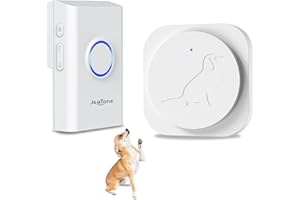 JeaTone Dog Door Bell, Smart Wireless Dog Doorbell for Potty Training, Dog Bells to Go Outside, Bell for Puppy Dog to Go Potty, Doggie Doorbell, Dog Training Bell
