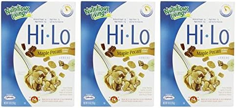 Nutritious Living Hi-Lo Cereal, Maple Pecan, 10-Ounce (Pack of 3)