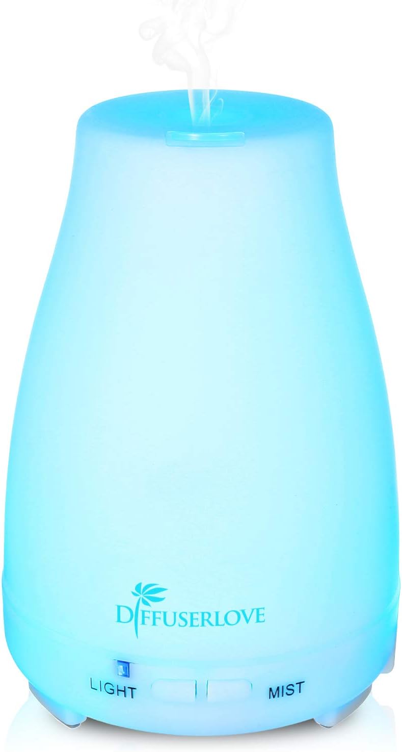 Diffuserlove 200 ml Aroma Diffuser Ultrasonic Humidifier Portable Oil