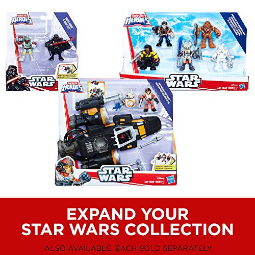 Star Wars Galactic Heroes 2In1 Millennium Falcon Vehicle Playset