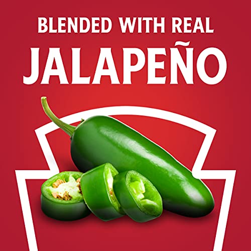 Heinz Jalapeno Tomato Ketchup Blended with Real Jalapeno 14 Ounce (Pack