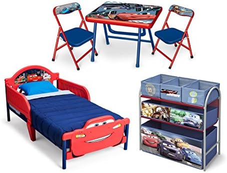 Delta Children Disney Cars Kid Bedroom Set Bed Tablechair Storage Buy Online At Best Price In Uae Amazon Ae