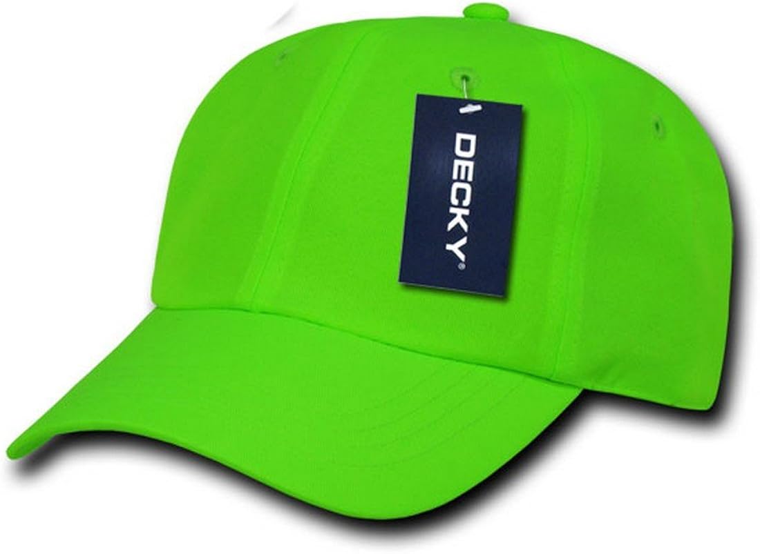bright colored baseball caps