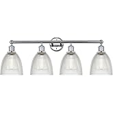 Innovations Lighting Castile - 4 Light Bath Vanity in Industrial Style-11.5 Inches Tall and 33 Inches Wide-Polished Chrome Fi