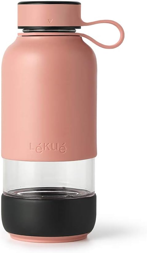 Lékué Botella para Agua, Coral, para 1 Persona: Amazon.es: Hogar