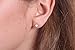 Opal Earrings stud 14K Gold Filled 4mm White Opal Stone