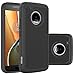 OEAGO Moto G5 Plus Case, Moto G Plus (5th Generation) Case, [Shockproof] [Impact Protection] Hybrid Dual Layer Defender Protective Case Cover for Motorola Moto G5 Plus/Moto G Plus (5th Gen) - Black