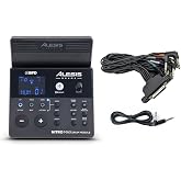 Alesis Nitro Max Drum Module with Cable Snake &amp; Silverline Audio 10ft Auxiliary Cable Bundle
