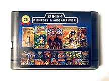 218 in 1 Game Card For Sega Megadrive Genesis with Shining Force II Langrisser II Sonic The Hedgehog 3 - 2G Capacity Battery Save