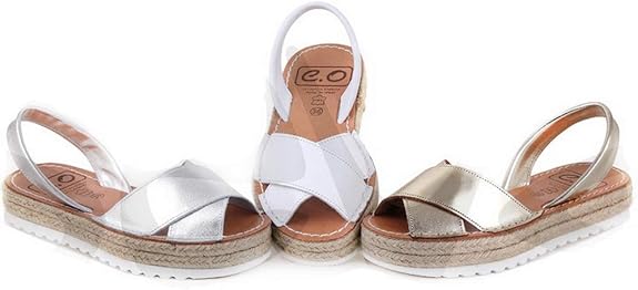 Avarca Menorquin 8394 Sandalen mit Lederschnitt, Futter aus Leder