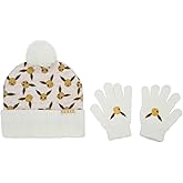 Pokemon Eevee Character Youth Cuffed Beanie and Gloves Set