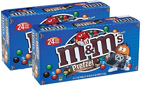 M&M'S Pretzel Singles Size 1.14 Ounce (Pack of 2)