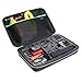 Large Carrying Case for GoPro Hero(2018),HERO6,5,4, LCD, Black, Silver, 3+, 3, 2 and Accessories by HSU with Carry Handle and Carabiner Loop - Portable and Shock