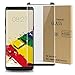 FOOING z012 92716 Screen Protector Tempered Glass Full Coverage 3D Curved Crystal Case Friendly Bubble-Free Anti-Scratch for Samsung Galaxy Note 8 - Black (2017)