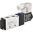 Heschen Electrical Pneumatic Solenoid Valve 4V210-08 12VDC 3.0W PT1/4 5 Way 2 Position CE