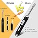 Electric Arc Lighter USB Rechargeable Flameless Windproof Candle Lighter with 360° Extended Flexible Neck for Candle Camping Grilling BBQ Gas Stoves Cigarette and Fireworks, No Spark & Smell