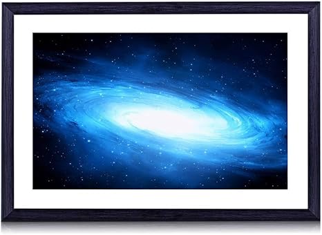 Amazon Co Jp 渦巻銀河 宇宙 43 絵画 装飾画 壁飾り アートパネル インテリアアート 木製の枠 壁ポスター モダン 現代壁の絵 額縁付きの完成品 横 35 50cm ホーム キッチン