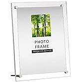 homingyo 4X6 Modern Acrylic Photo Frame - Desktop/Free Standing
