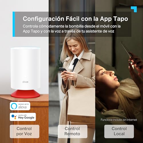 P110 – Mini Enchufe Inteligente Wi-Fi (con monitoreo de energía), programación Encendido/Apagado, Ahorro de energía, Compatible con Alexa y Google Home
