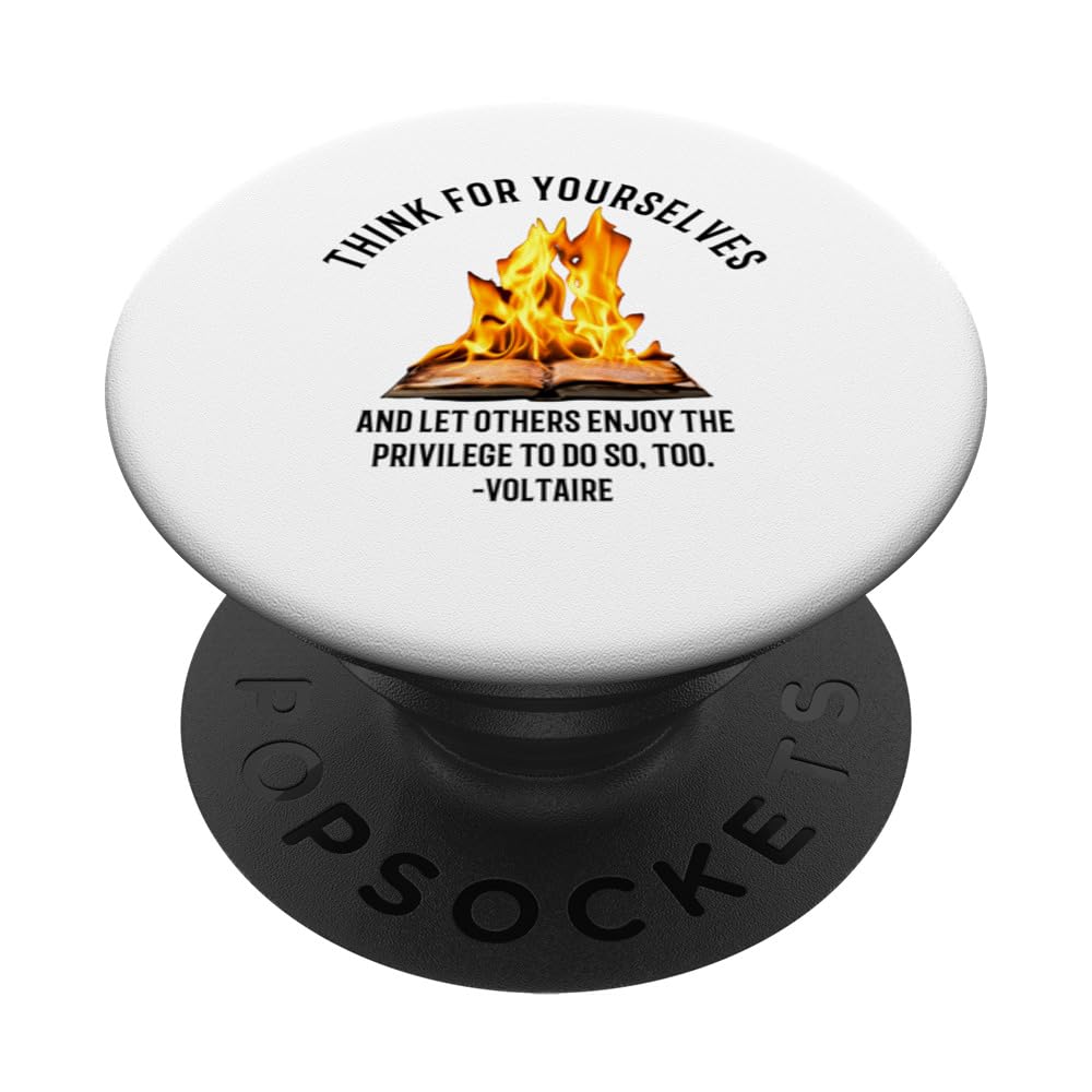 Book and Reading Lovers Banned Book Week Book Nerd Apparel PopSockets Swappable PopGrip