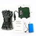 [18650 Rechargeable Battery Included] easyDecor Battery Operated String Lights 200 LED 72ft with Automatic Timer 8 Mode Christmas String Lights for Garden Outdoor Holiday Decoration (Multicolored)
