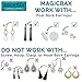 Magic Bax Earring Lifters - 2 Pairs of Adjustable Hypoallergenic Earring Lifts (2 Pairs of 18K Gold Plated Earring Backs) As Seen on TV