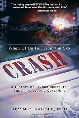 Amazon Com Crash When Ufos Fall From The Sky A History Of Famous Incidents Conspiracies And Cover Ups 9781601631008 Randle Kevin D Books