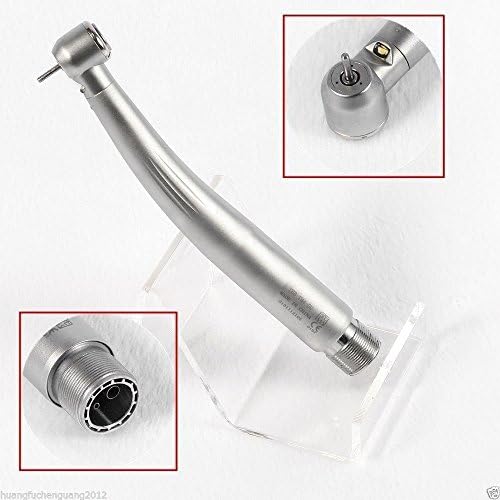 NSKHA Air Tools LED light Push Turbine E-generator Style High Speed Kit 2 Hole 3 Way Spray Push Button