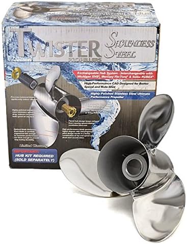 Michigan Wheel Twister Boat Propeller 223054 | LH 14 1/8 x 19P
