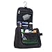 Hanging Toiletry Bag for Men & Women, Toiletries Bag for Travel, Medium Size, Black