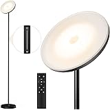 YIOU Floor lamp, 30W/2400LM Standing 4 Colors and Stepless Brightness Sky LED Torchiere Floor Lamps with Remote &Touch Contro