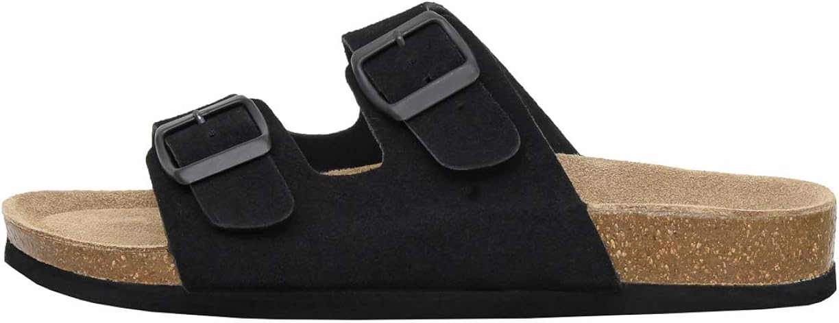  | CUSHIONAIRE Women's Lane Cork Footbed Sandal with +Comfort | Slides