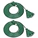 DEWENWILS 15 FT Outdoor Extension Cord, Weatherproof 16/3 SJTW Power Cable for Outdoor String Lights and Landscaping String Lights, ETL Listed, Pack of 2, Green