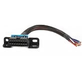 16PIN j1962F OBD2 Female to Open Cable OBDII Dash Port Pigtail Fixed Wire Harness