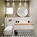 Black Bathroom Accessories Set Bath Toilet Brush Accessories Set with Trash Can,Toothbrush Holder and Soap Dispenser Set,Soap and Lotion Set,Tumbler Cup,Soap Dish,Toilet Brush Set-6 Pcs