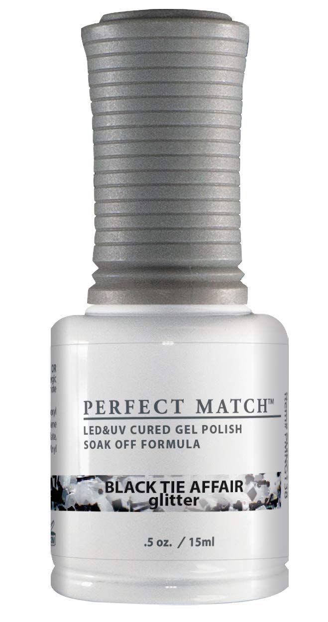 LeChat Perfect UV/LED Gel Match Nail Polish, Black Tie Affair Pop Of Vogue 2014 15 ml