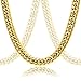 Thick 18k Gold Plated Cuban Link Chain for Men + Luxury Gift Case