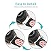 YiJYi Compatible for Samsung Galaxy Watch 42mm Band, 20mm Silicone Strap Sports Replacement Wristband Women Men Large Small for Samsung Galaxy Watch SM-R810/SM-R815 (Small(5.5