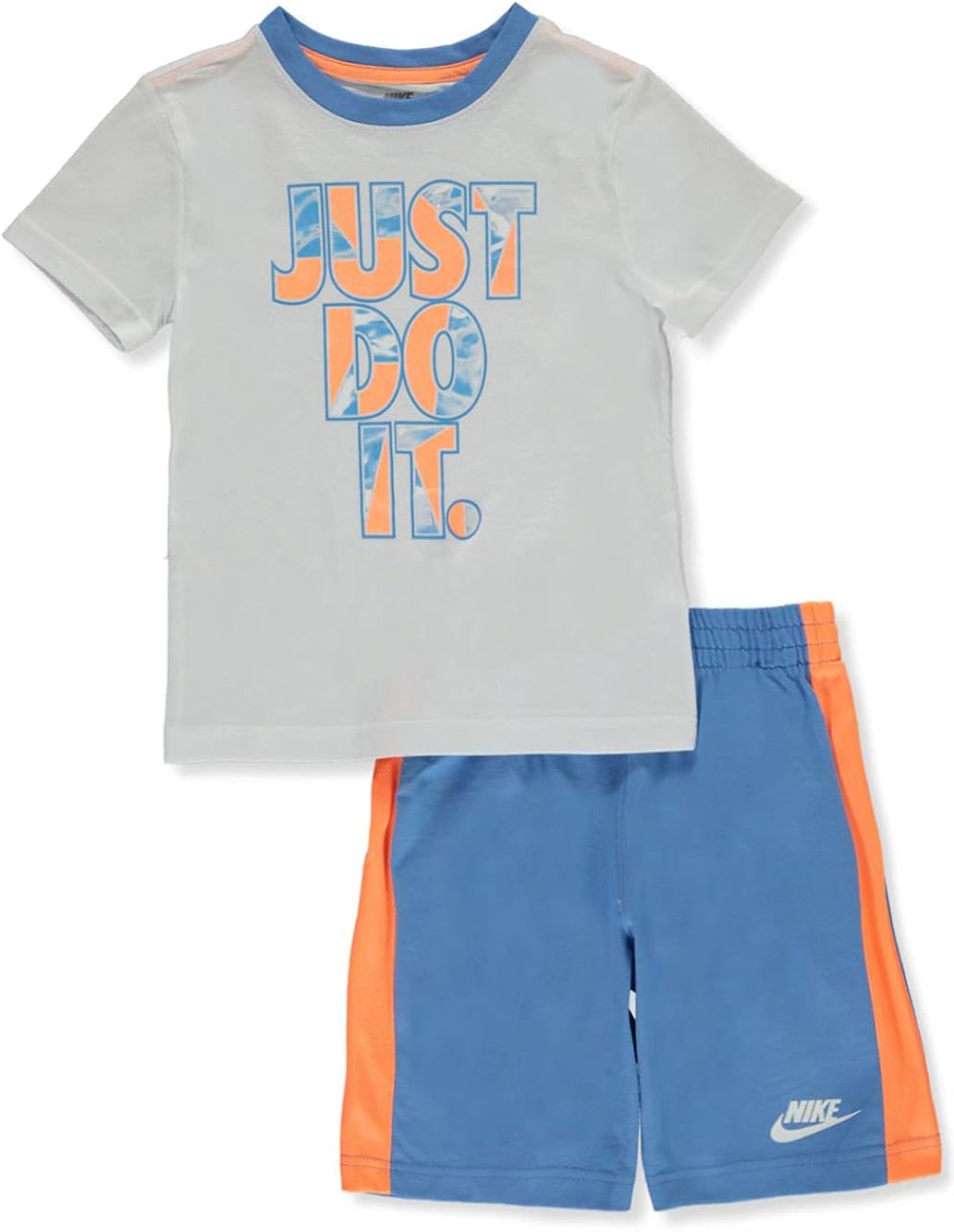 blue nike shorts outfit