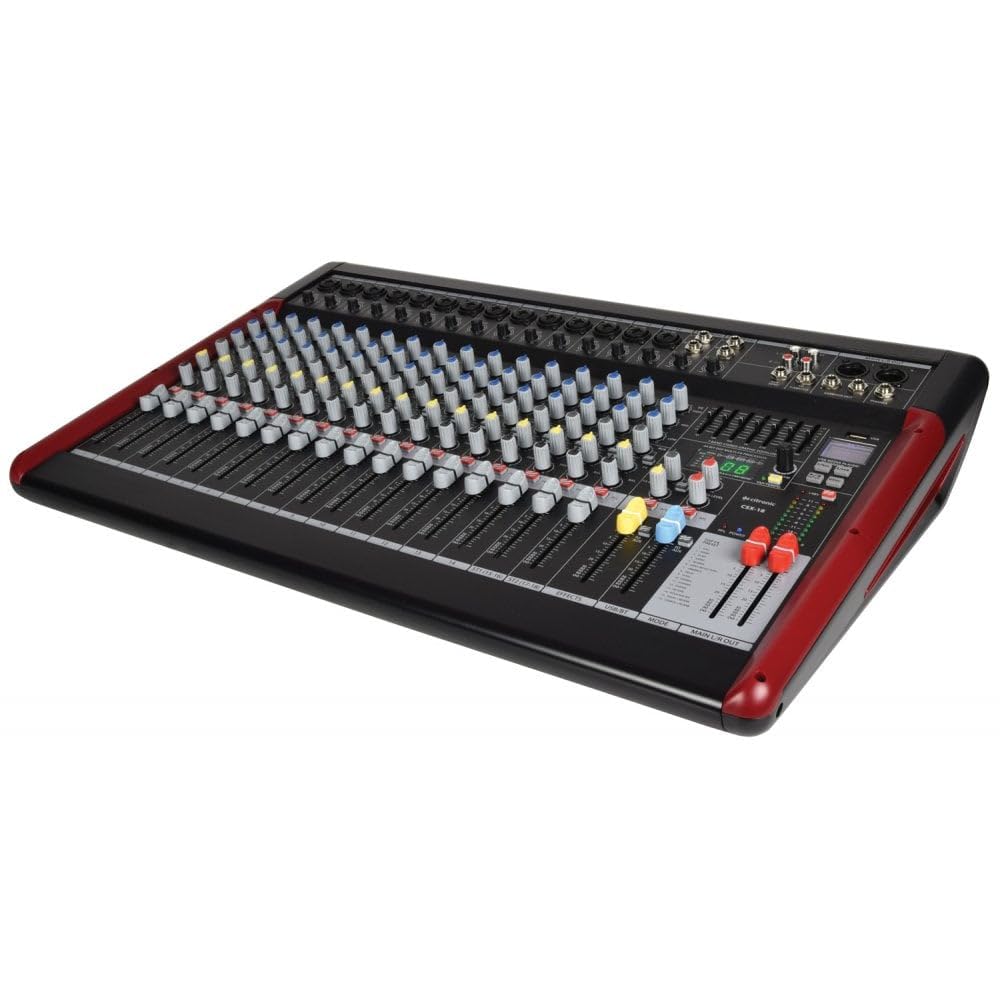 Citronic CSX-18 Series | Live Mixing Console With Built-In Bluetooth Receiver and DSP Effects