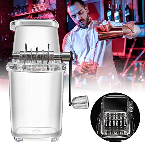 Ice Crusher Eiscrusher EIS Zerkleinerer Eiszerkleinerer Crusher Mit Handkurbel Cocktail Mixer Eiswürfel – Bild 4