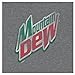 Tee Luv Mountain Dew Shirt - Distressed Mt Dew Soda Logo T-Shirt (Graphite Heather) (XXL)