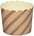 Simply Baked Disposable and Oven-Safe Baking Cups, Large, Pink Gold Leaf