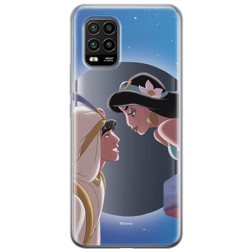 ERT GROUP mobile phone case for Xiaomi MI 10 LITE original and officially Licensed Disney pattern Jasmine and Aladdin 001 optimally adapted to the shape of the mobile phone, partially transparent — image 1